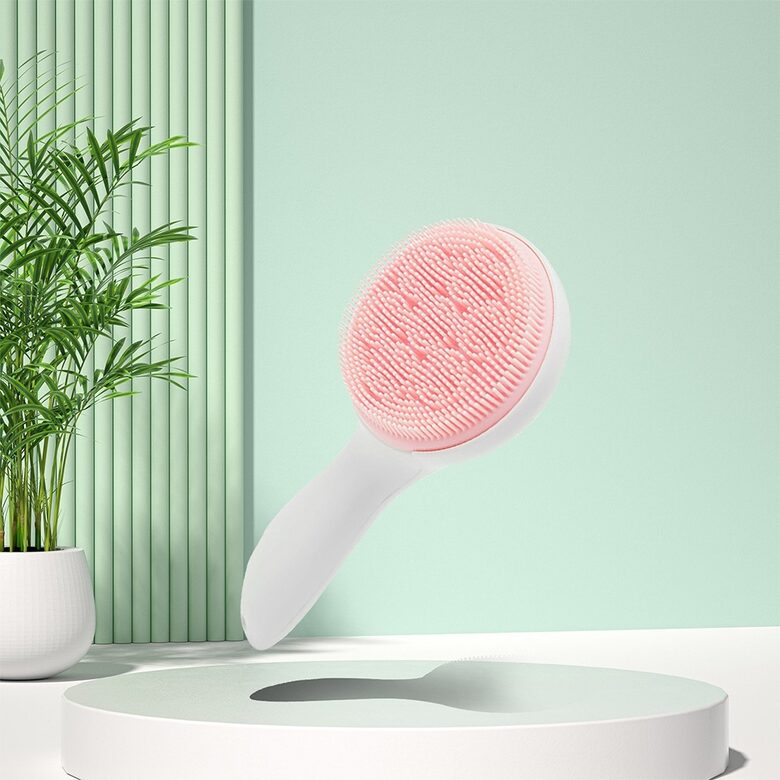 Silikoninis veido valymo šepetėlis