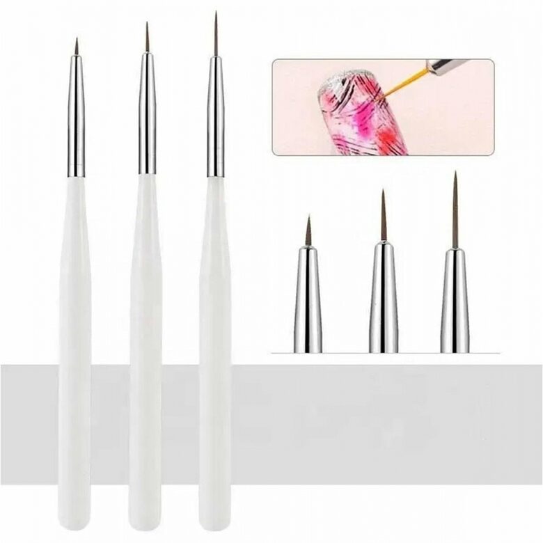 Kosmetinių šepetėlių rinkinys 3vnt. 