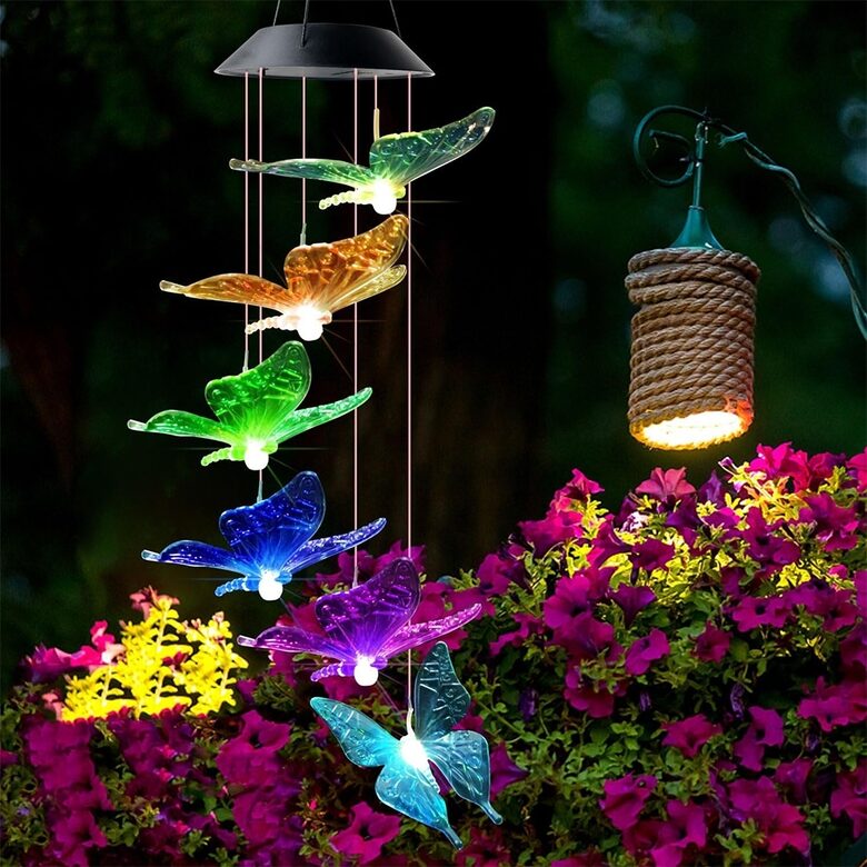 LED dekoracija drugeliai