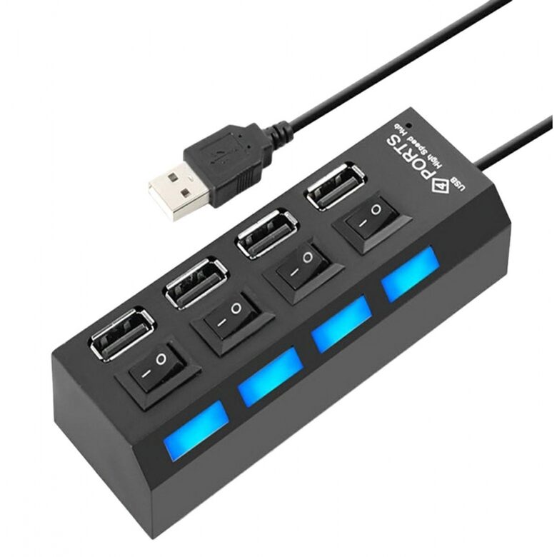 4 X USB Šakotuvas