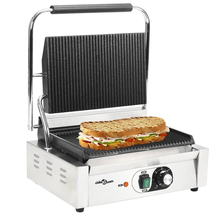 Panini grilis su grioveliais 2200 W 43x30,5x20 cm