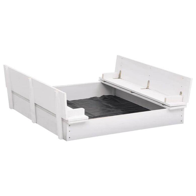 Medinė smėlio dėžė su universaliu dangčiu 95x90x15 cm