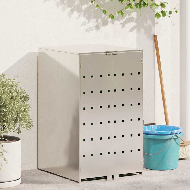 Šiukšliadėžės saugykla 240L su dujų pakėlimo dangčiu