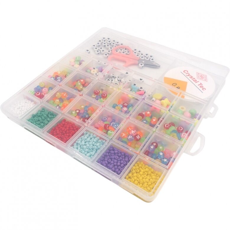 Apyrankių vėrimo rinkinys ,,Crystal Tec" - 0.8 mm