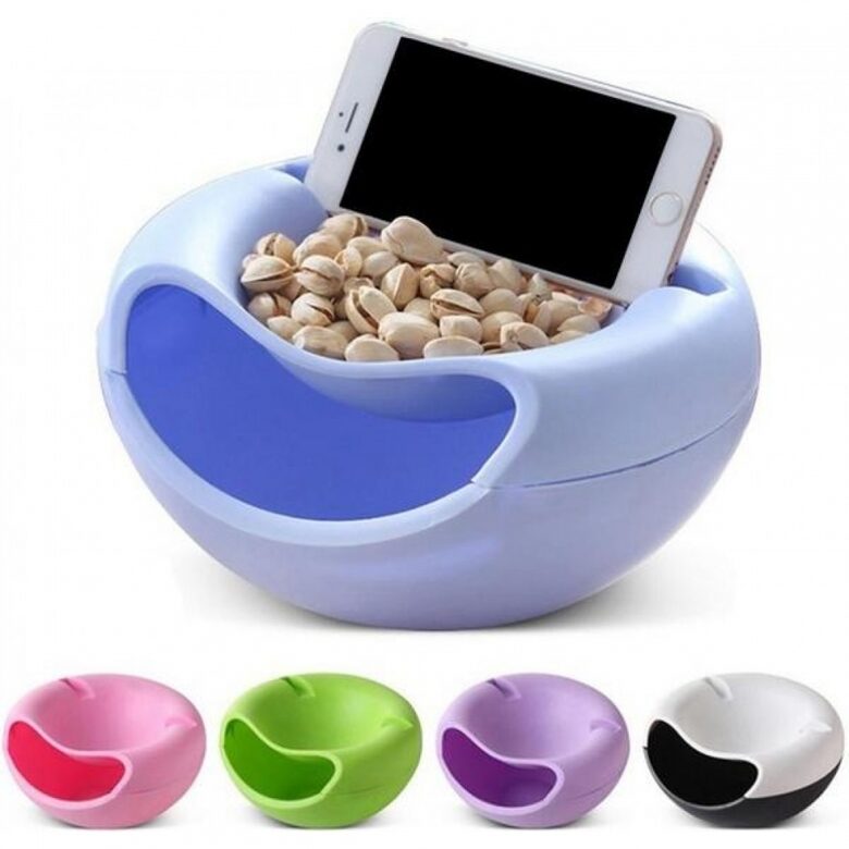 Indelis šiukšlėms - telefono laikiklis