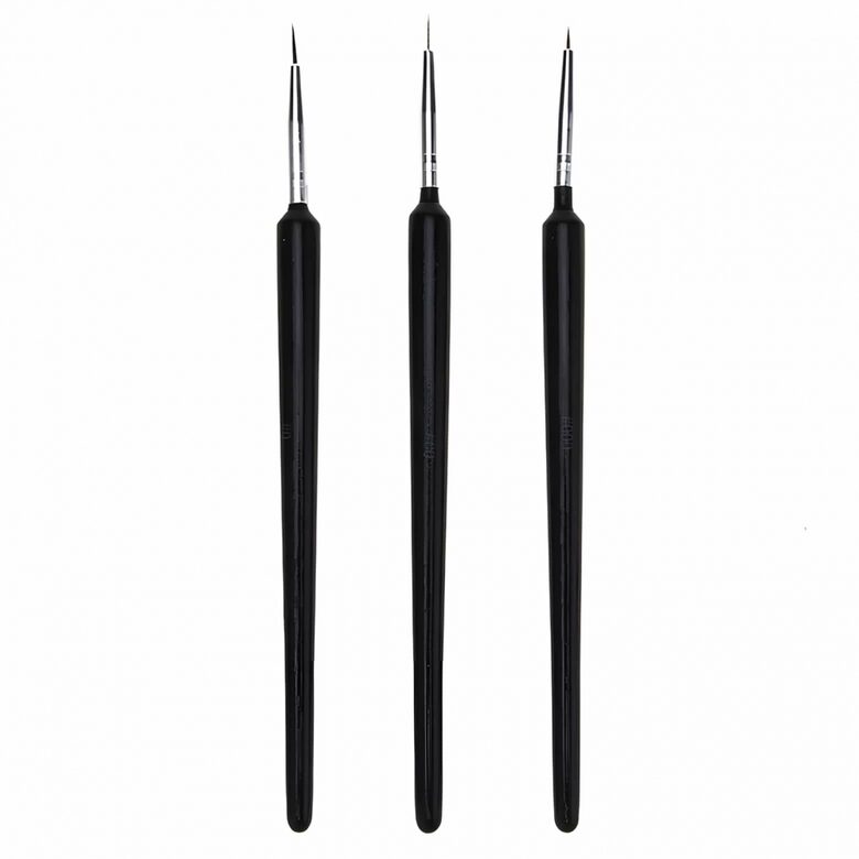 Nagų dizaino teptukų rinkinys