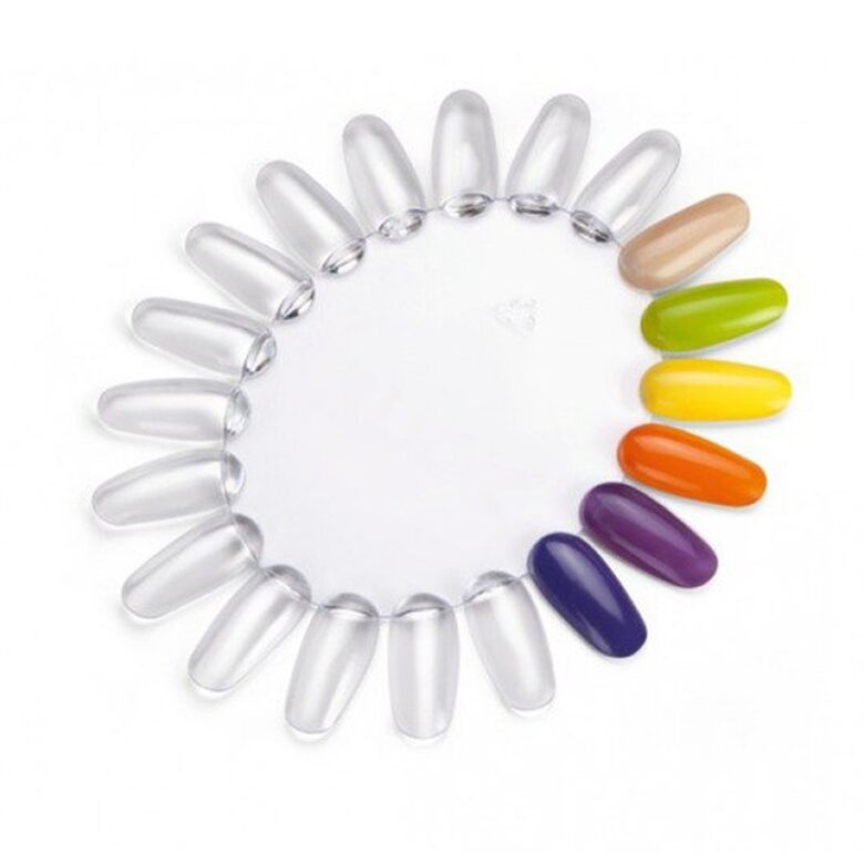 Nagų lakų pavyzdžių paletė 