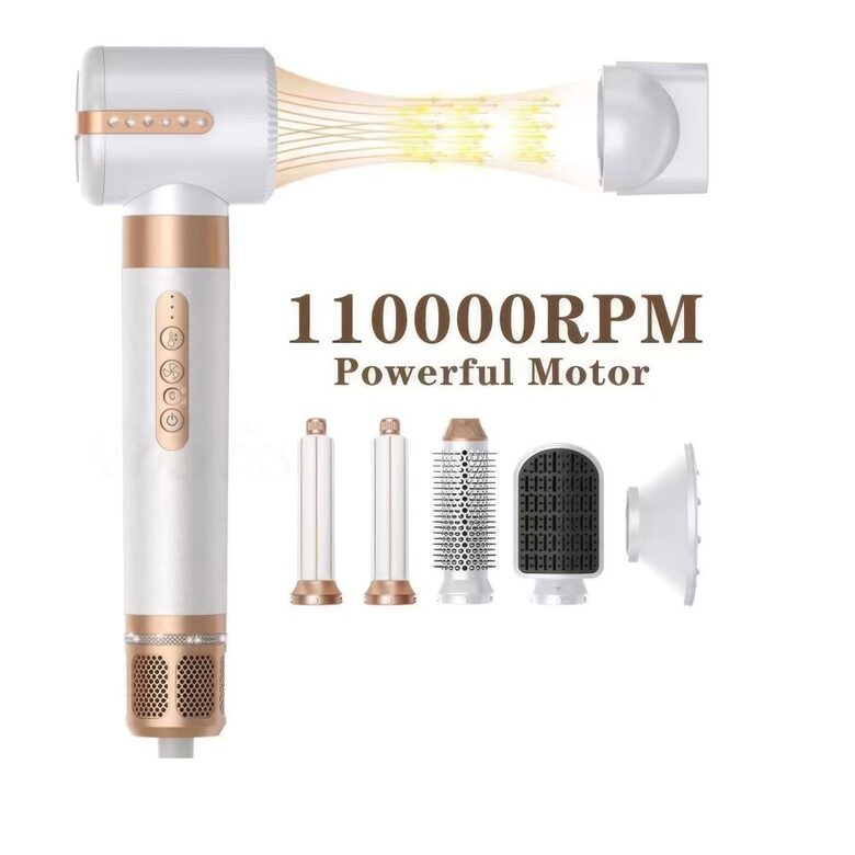 Plaukų formavimo rinkinys su džiovintuvu 7in1