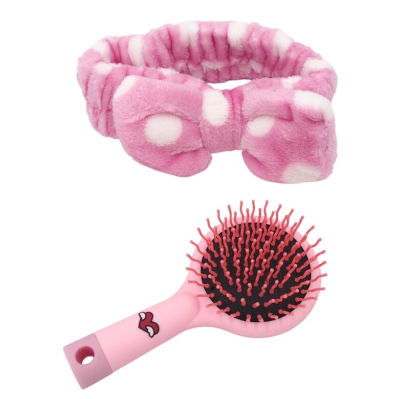 Plaukų juosta su plaukų šepečiu