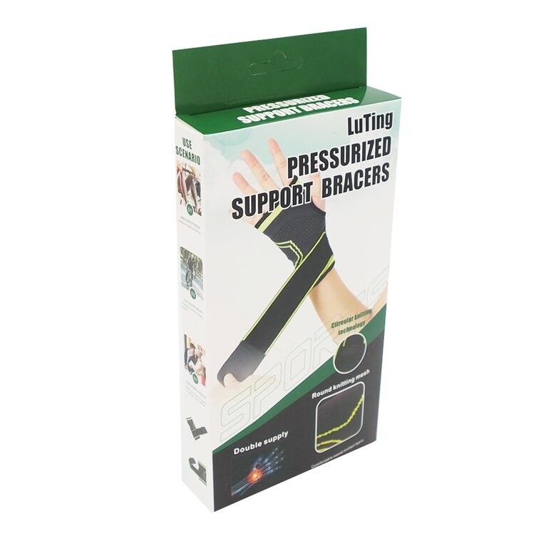 Kvėpuojančio audinio riešo įtvaras