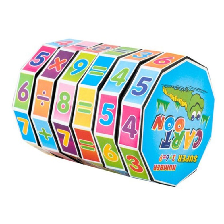 Skaičiavimo volelis vaikams, spalvotas