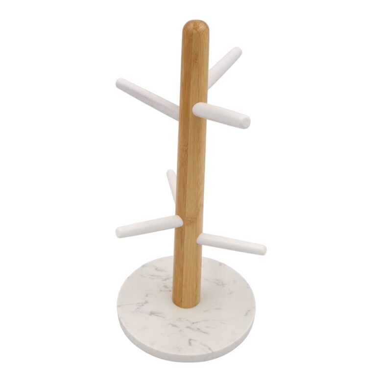 Marmurinis puodelių laikiklis