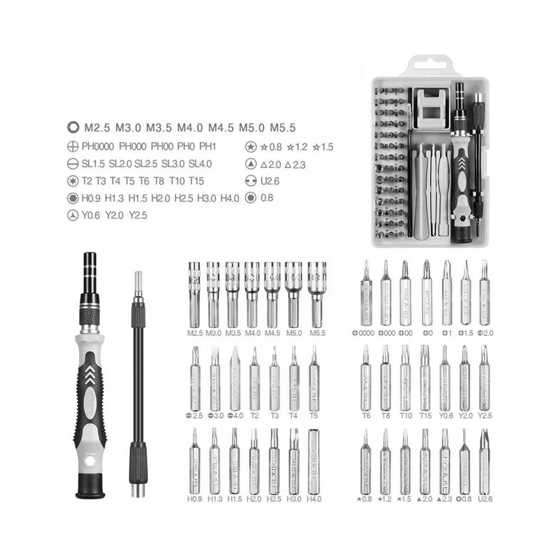 Tikslių atsuktuvų rinkinys