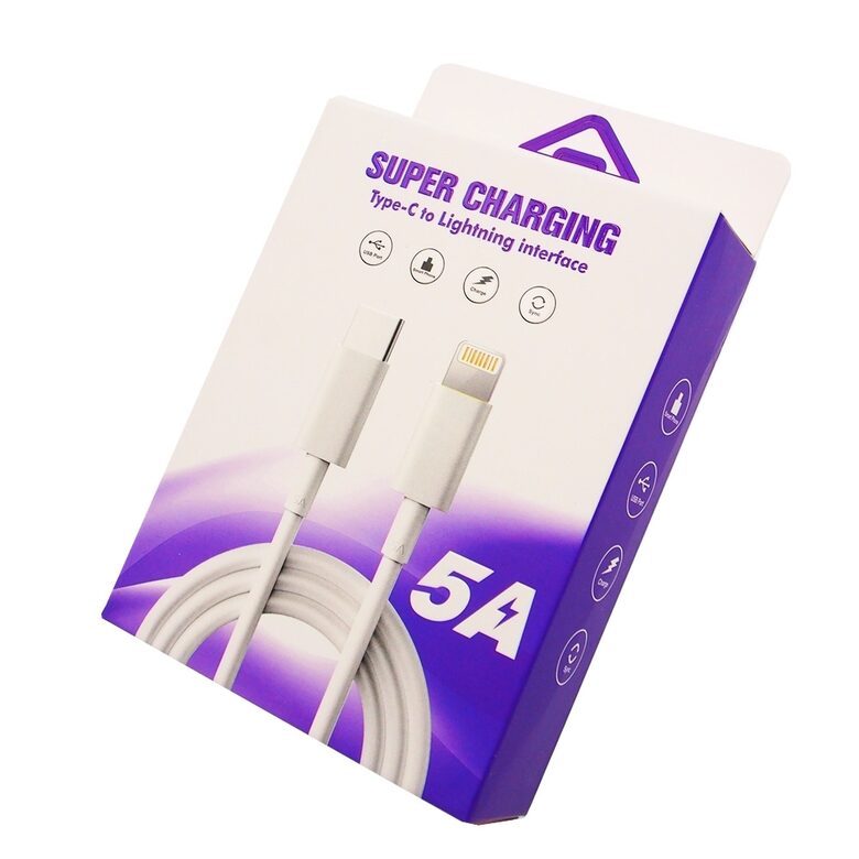 TYPE-C Į Lightning 5A Laidas 1M