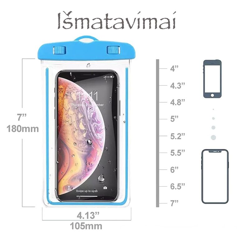 Vandeniui atsparus dėklas