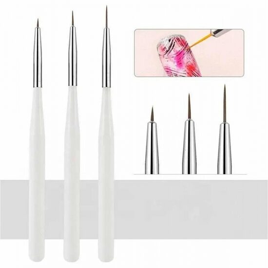 Kosmetinių šepetėlių rinkinys 3vnt. 