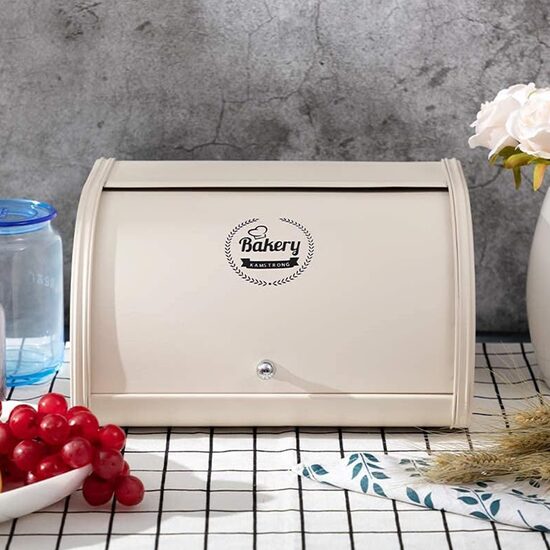 Klasikinio dizaino metalinė duoninė