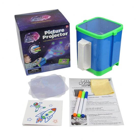 3D paveikslėlių projektorius su Led projektoriumi