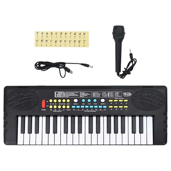 Elektrinė klaviatūra su mikrofonu vaikams ,,37 Keys Pianino"