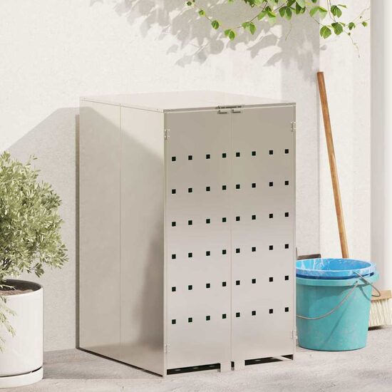 Šiukšliadėžės saugykla 240L su dujų pakėlimo dangčiu