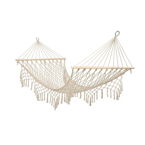 Boho stiliaus sodo hamakas
