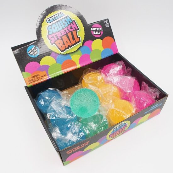 ,,Crystal Squish Stretch Ball" – elastingas antistresinis kamuoliukas