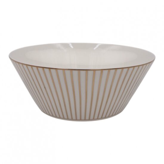 Keramikinis dubuo su auksinėmis linijomis