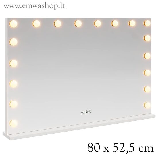 Makiažo veidrodis su LED apšvietimu