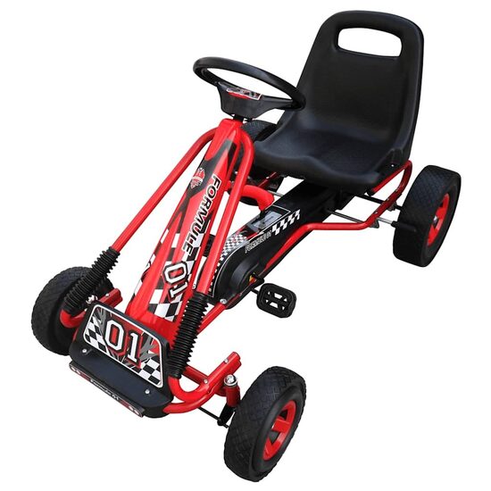 Pedalais minamas kartingas su reguliuojama sėdyne 