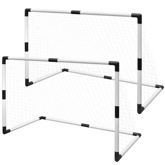 Vaikiškų mažų futbolo vartų su tinklais rinkinys 2vnt., 91,5x48x61cm