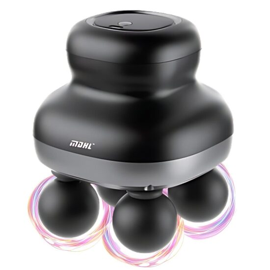 Masažinis aparatas su 4 galvutėmis