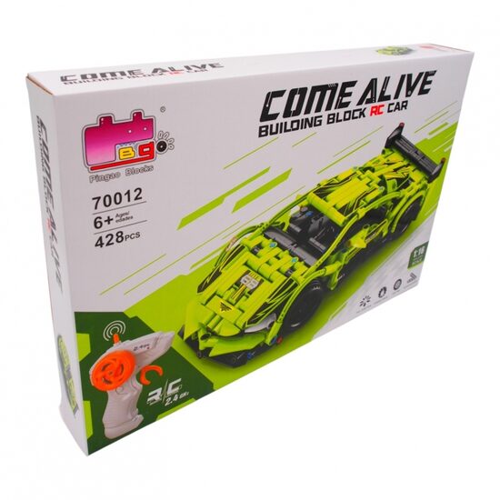 Konstruktorius / RC mašinėlė ,,Come alive" - žalia