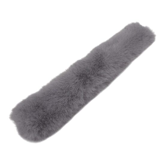 Korėjietiška plaukų juosta - apyrankė PILKA