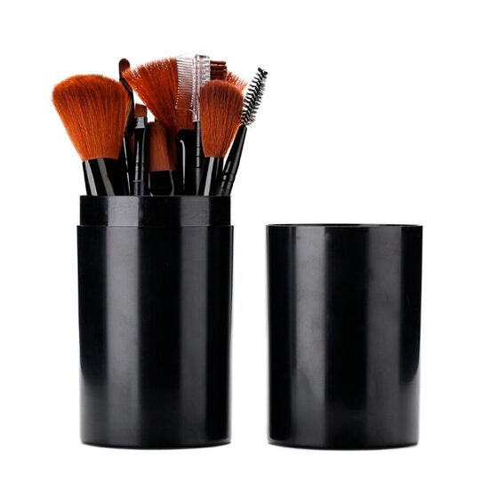 Makiažo šepetėlių rinkinys 12 vnt.