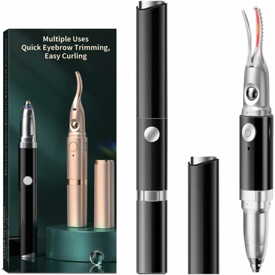 Elektrinis antakių ir veido plaukelių šalinimo prietaisas 2in1