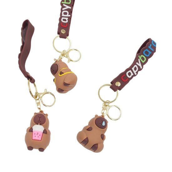 Raktų pakabukas „Capybara“ – miela kapibara