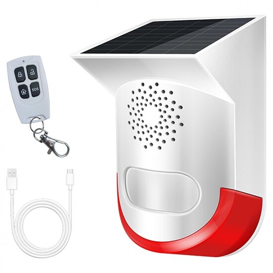 Signalizacija su saulės elementu