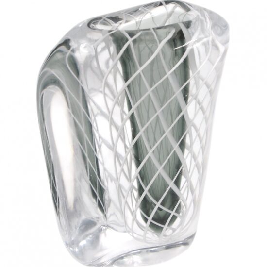 Stiklinė vaza 12x19 cm