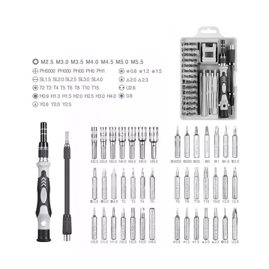 Tikslių atsuktuvų rinkinys