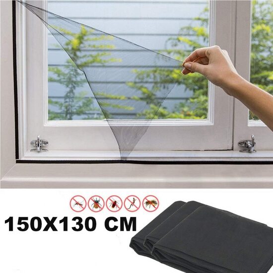 Tinklelis nuo vabzdžių langams 150x130 cm