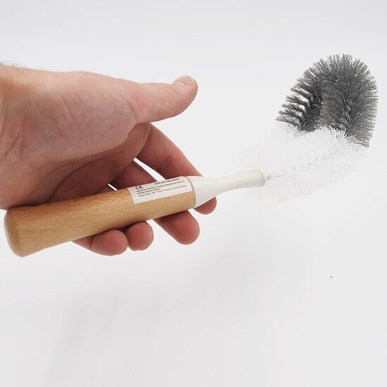 Lenktas šepetėlis efektyviam valymui