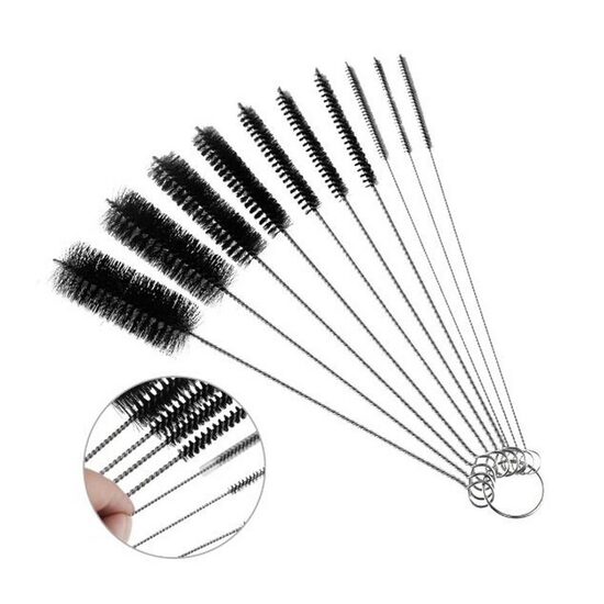 Valymo šepetėlių rinkinys 10vnt.